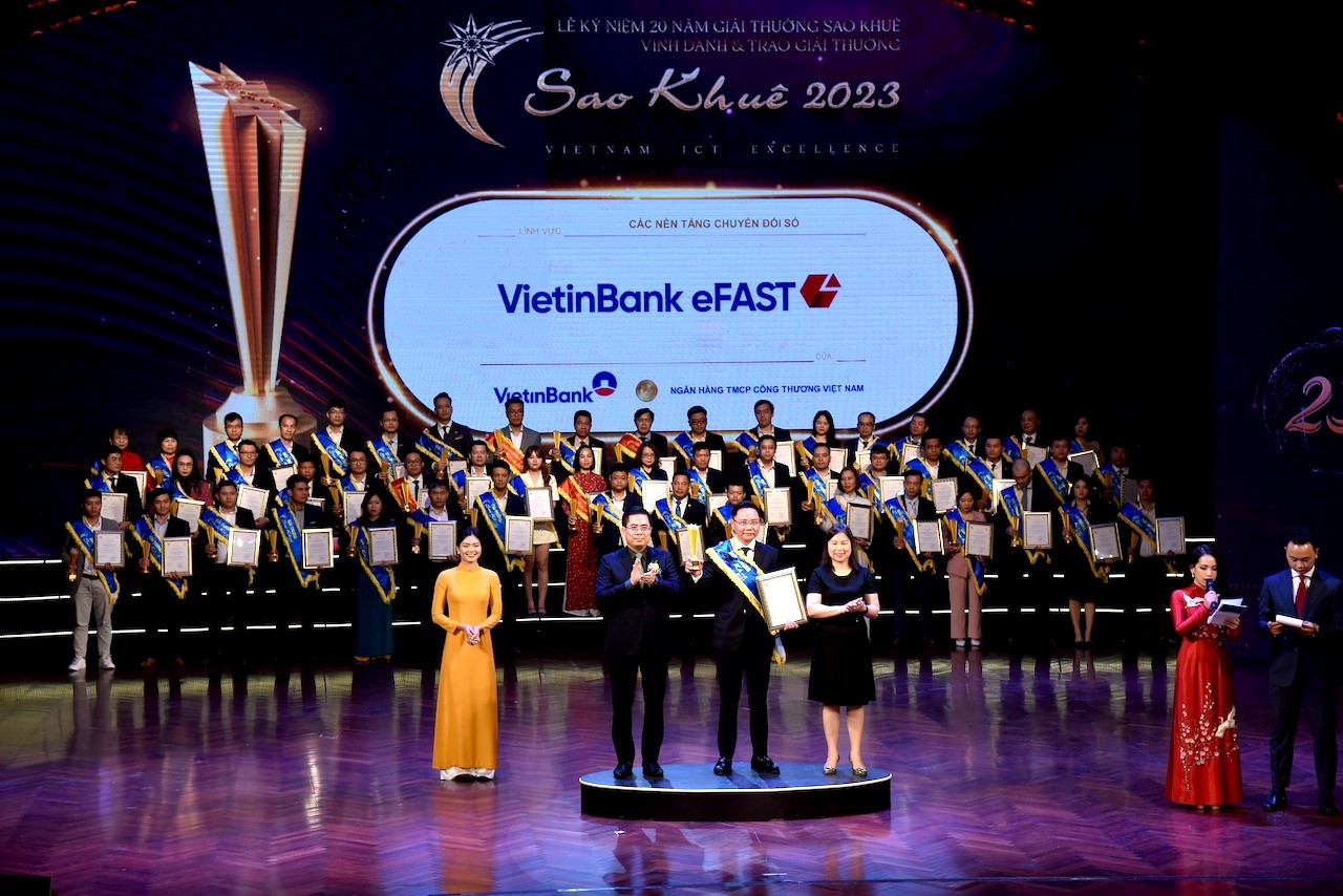 VietinBank's digital bank for businesses was honored with Sao Khue in 2023.