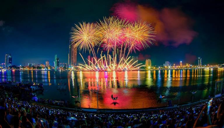 Danang International Fireworks Festival has become the trademark of the coastal city.