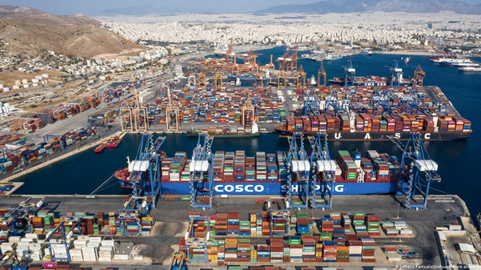 Cảng Piraeus, cảng biển lớn nhất của Hy Lạp ngày nay. Ảnh: dw.com