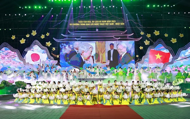 Cultural performances at the program / Photo source VNA