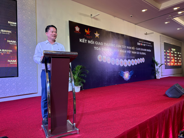Ông Nguyễn Minh Tâm – Tổng giám đốc Miennampetro phát biểu tại chương trình
