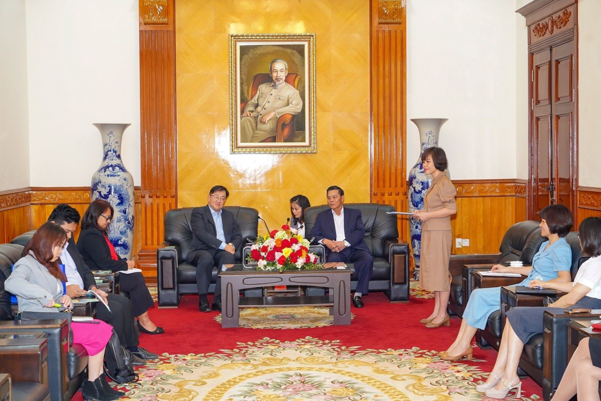 Overview of the meeting of the delegation of the Malaysian Embassy.