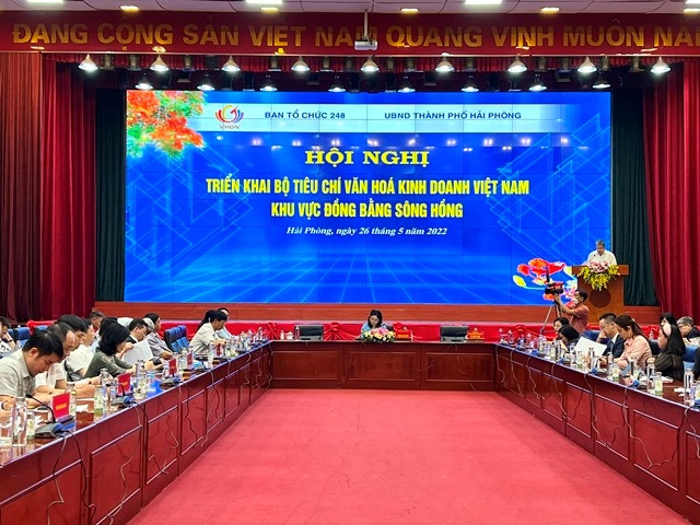 Hội nghị triển khai Bộ tiêu chí Văn hóa kinh doanh Việt Nam tại khu vực Đồng bằng sông Hồng