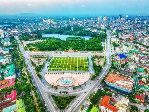 Quảng trường Hồ Chí Minh nhìn từ trên cao  (Ảnh: BQL Quảng trường HCM)