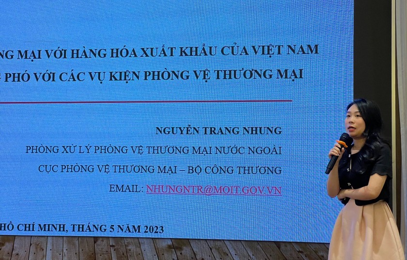 Bà Nguyễn Trang Nhung, Phòng Xử lý Phòng vệ thương mại nước ngoài