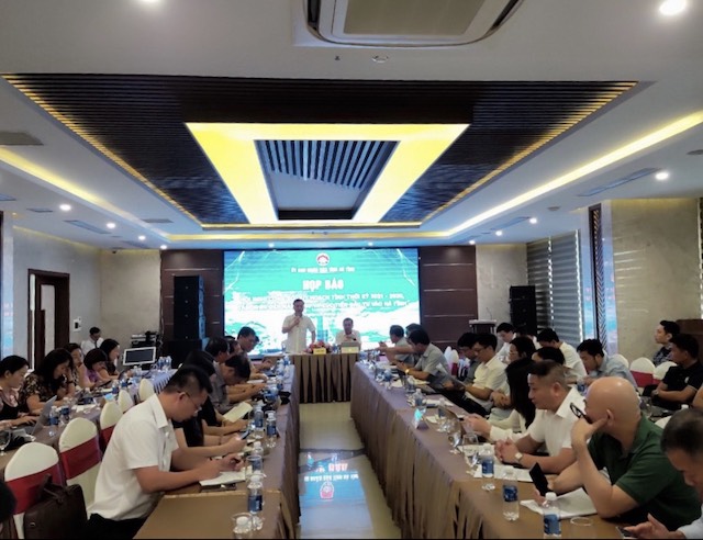 UBND tỉnh Hà Tĩnh tổ chức họp báo hội nghị công bố quy hoạch tỉnh Hà Tĩnh thời kì 2021 - 2030, tầm nhìn đến năm 2050