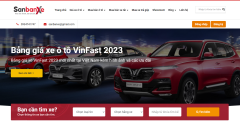 Khám phá Sanbanxe.vn - Trang web cung cấp bảng giá ô tô nhanh và chính xác nhất