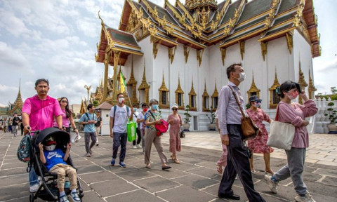 Sixth among the top 10 international visitors to Thailand was Vietnam.