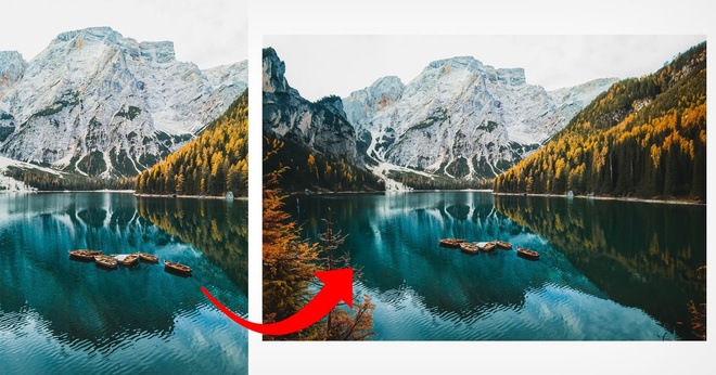 Tính năng mới trên Photoshop cho phép người dùng mở rộng hình ảnh gốc bằng văn bản với tốc độ cao