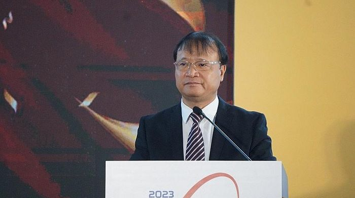 Thứ trưởng Đỗ Thắng Hải phát biểu tại lễ khai mạc HCM City Export 2023.