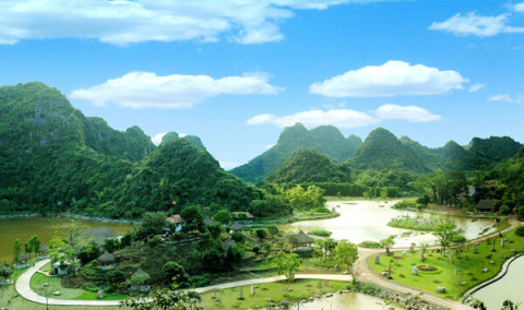 Thung Nham ecotourism area has been developed for the past two decades, contributing to the consolidation of Ninh Binh