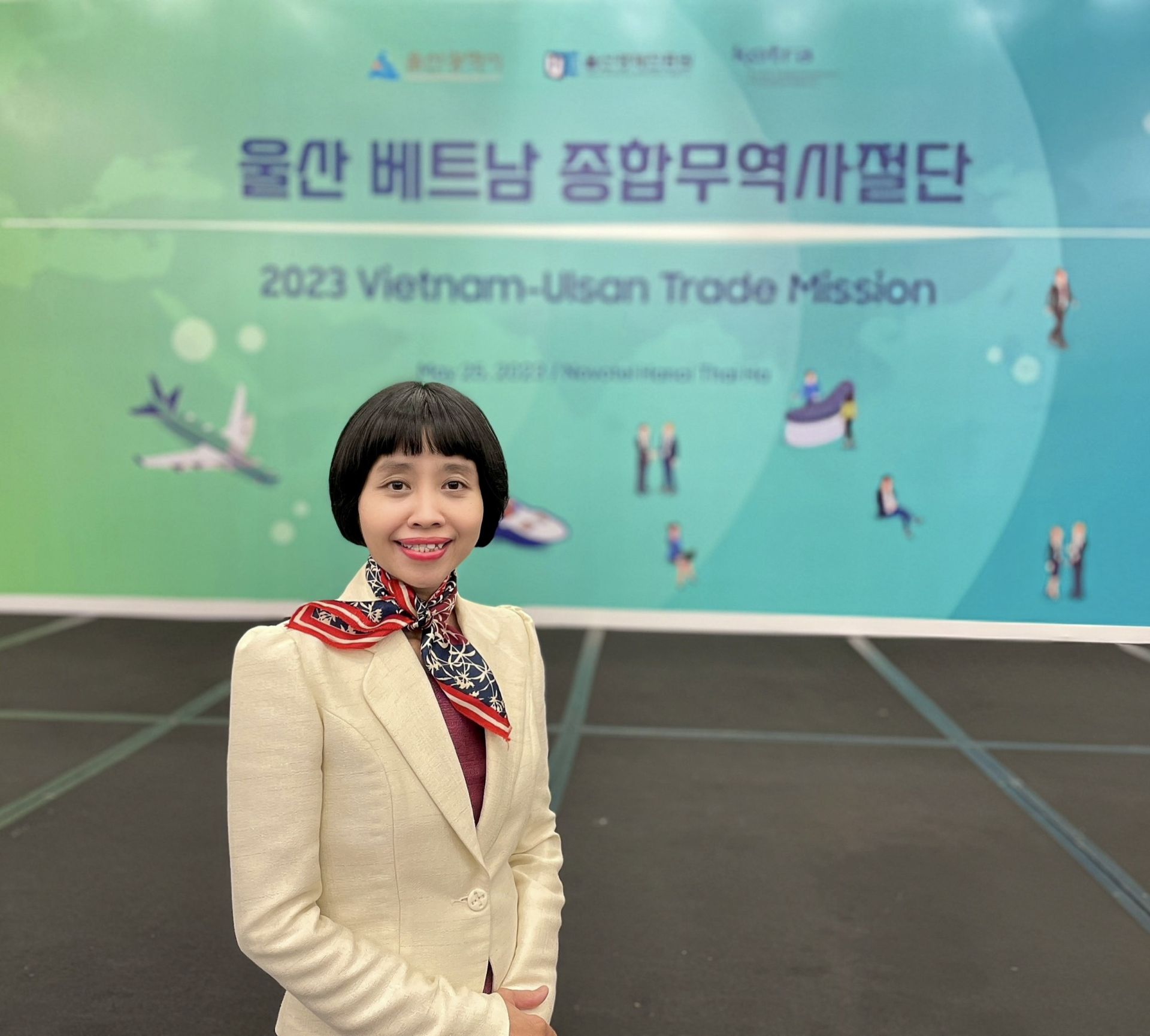 bà Trần Thị Hải Yến - Trưởng văn phòng Cơ quan Xúc tiến Thương mại và Đầu tư Hàn Quốc (KOTRA)