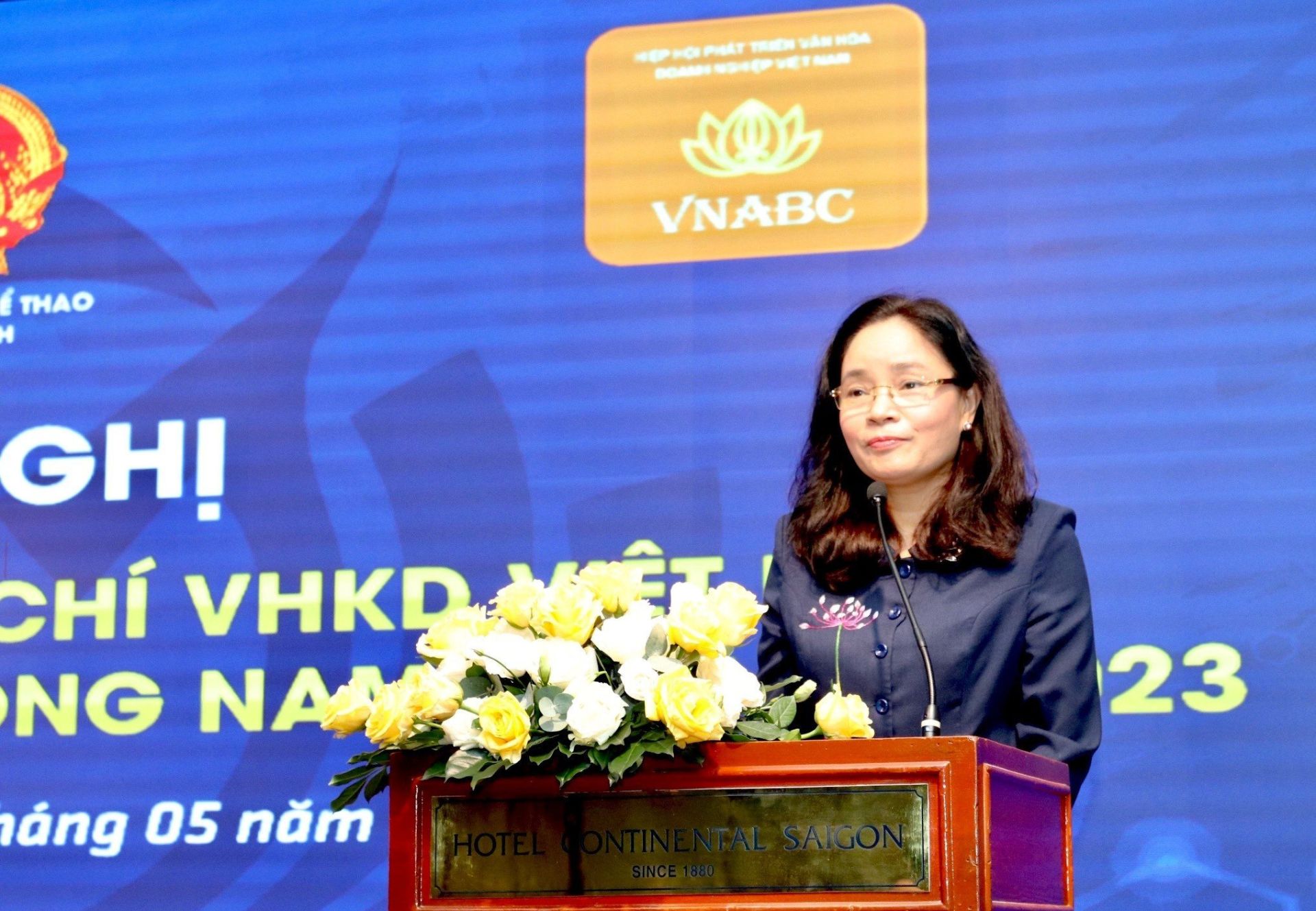 Thứ trưởng Bộ Văn hóa, Thể thao và Du lịch Trịnh Thị Thủy phát biểu khai mạc hội nghị