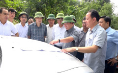 Phú Thọ: Chủ tịch UBND tỉnh kiểm tra một số dự án tại Cẩm Khê