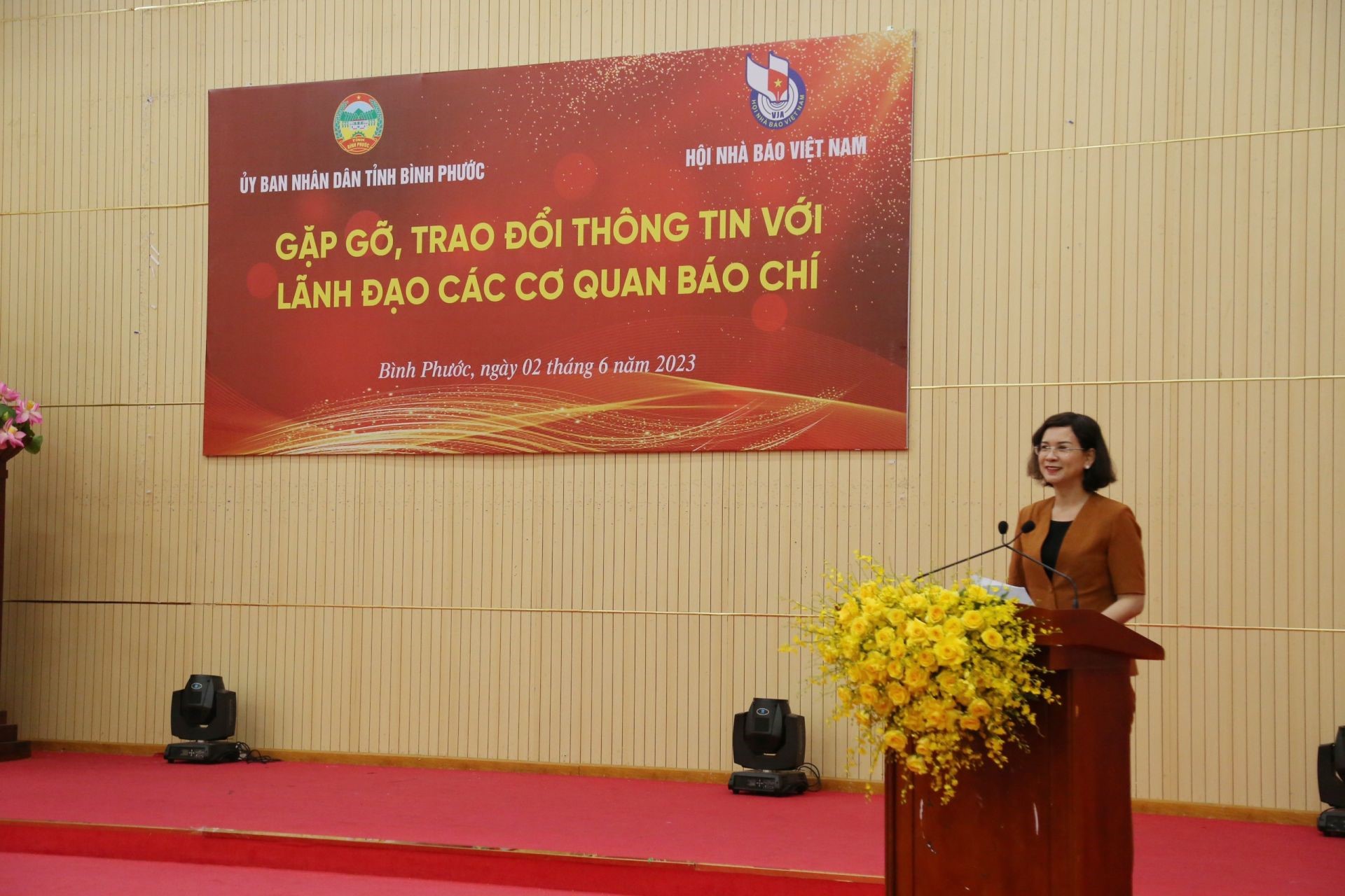 Ms Tran Tuyet Minh, Standing Member of the Provincial Party Committee, Vice Chairman of Binh Phuoc Provincial People's Committee.