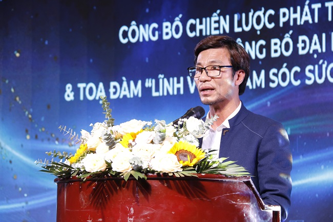 ông Trần Tiến Phong – Trưởng Làng công nghệ chăm sóc sắc đẹp công bố chiến lược phát triển Làng năm 2023
