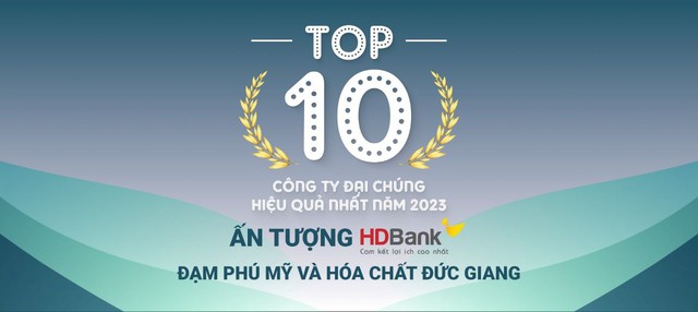 HD Bank lần đầu lọt TOP 10 công ty đại chúng uy tín và hiệu quả nhất của Việt Nam.