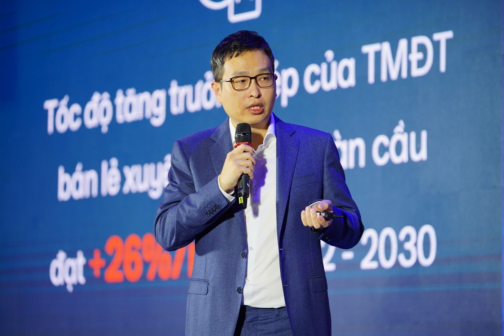Ông Gijae Seong, Giám đốc điều hành Amazon Global Selling Việt Nam chia sẻ về các xu hướng dự báo cho hàng hóa & thương hiệu Việt Nam bước ra thế giới