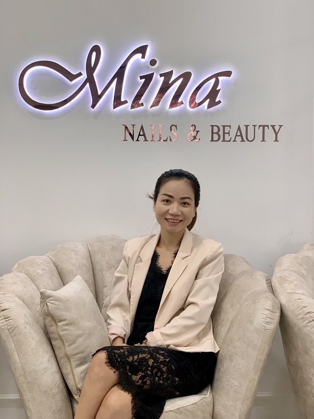Lai Minh Phúc, Director of Mina Nails & Beauty at the address 2Bis Bùi Thị Xuân, District 1, Ho Chi Minh City.