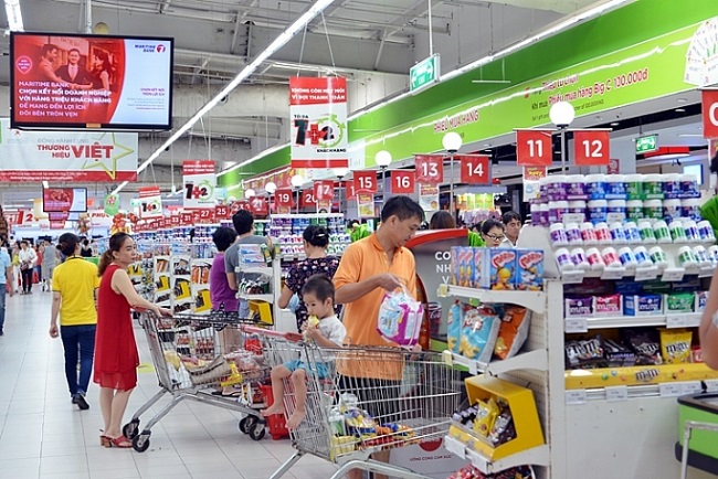 Sản phẩm mang thương hiệu Việt được lên kệ chiếm tỷ lệ cao tại hệ thống siêu thị trên cả nước