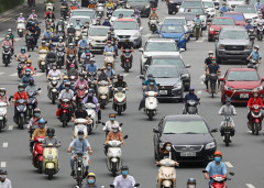 Thành phố Hà Nội tiến tới phân vùng hạn chế hoạt động của xe máy
