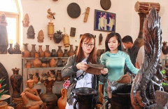 Làng gốm Bàu Trúc hiện tập trung vào phát triển du lịch cộng đồng