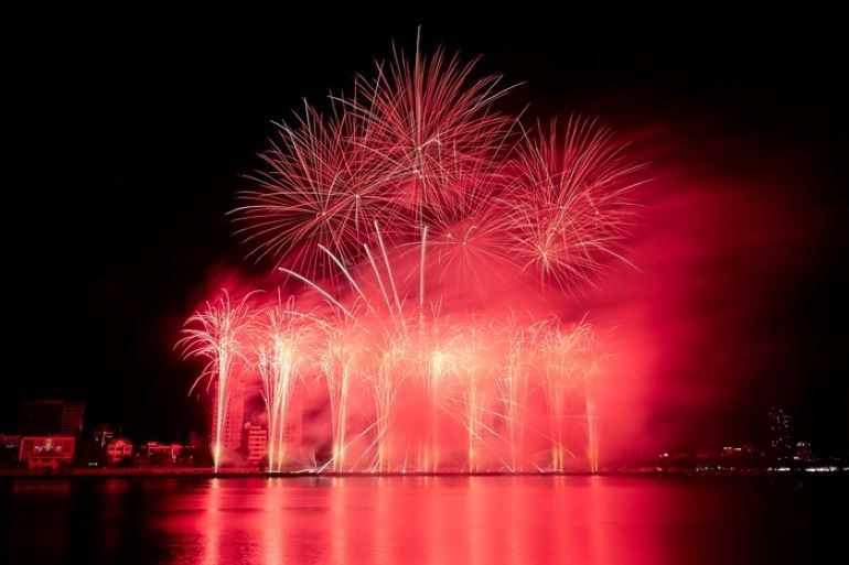Màn pháo hoa của đội Ý tại Lễ hội pháo quốc tế Đà Nẵng 2023 cũng mang đến cho người xem nhiều cảm xúc