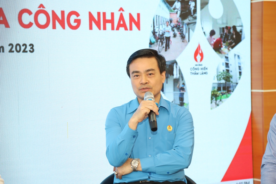 Ông Lê Văn Nghĩa, Trưởng Ban quản lý dự án thiết chế công đoàn