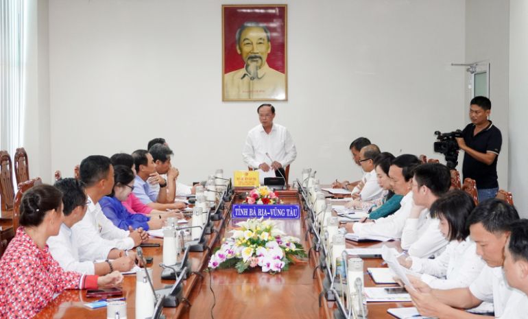 Chủ tịch UBND tỉnh Nguyễn Văn Thọ đã tiếp và làm việc với Hiệp hội doanh nghiệp nhỏ và vừa tỉnh Bà Rịa-Vũng Tàu