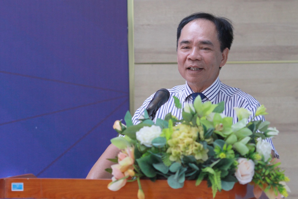 TS Nguyễn Quốc Thập - Chủ tịch Hội Dầu khí Việt Nam phát biểu tại lễ ký kết