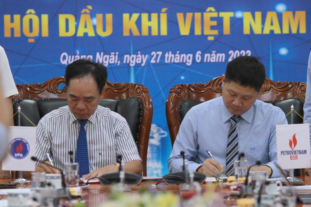 Lễ ký kết hợp tác giữa Hội Dầu khí Việt Nam và BSR