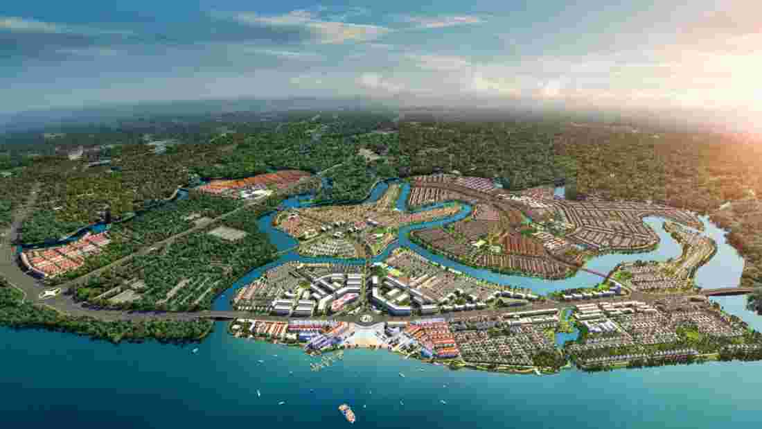 Phối cảnh tổng thể dự án Aqua City Biên Hòa Đồng Nai