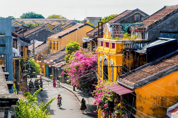 phố cổ Hội An, Quảng Nam. Đô thị cổ này được UNESCO công nhận di tích văn hóa thế giới vào năm 1999