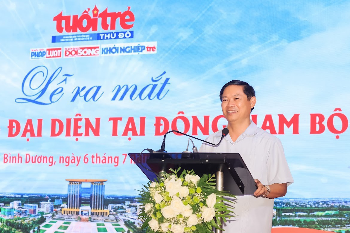 Ông Phạm Thanh Học - Phó Trưởng Ban Thường trực Ban Tuyên giáo Thành ủy Hà Nội phát biểu