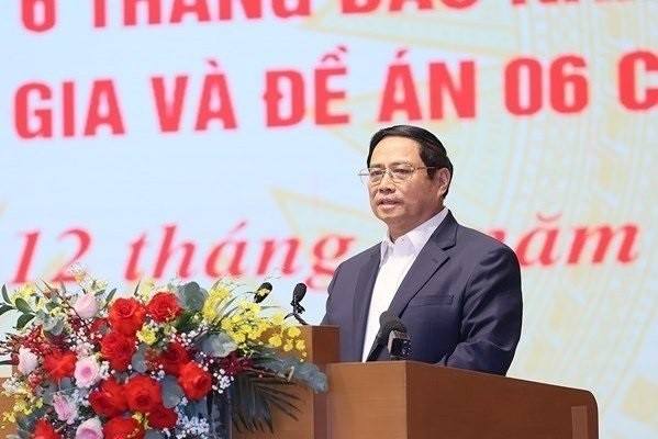 Prime Minister Pham Minh Chinh- Chairman of the National Committee on Digital Transformation chaired the National Online Conference to review the first 6 months of 2023 on national digital transformation and the Project on population data development, determination of Identity and electronic authentication for national digital transformation in the period of 2022-2025, with a vision to 2030 (Project 06).