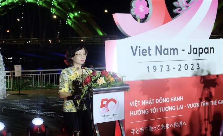 Bà Ngô Thị Kim Yến,  Phó Chủ tịch UBND thành phố Đà Nẵng phát biểu tại lễ khai mạc