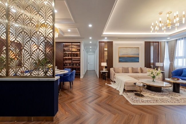 Không gian rộng lớn, tích hợp nhiều tiện ích hiện đại tại The Diamond Residence