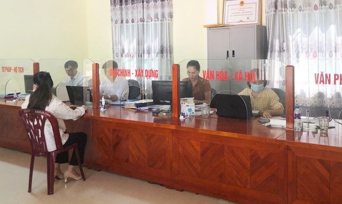 Bộ phận tiếp nhận và trả kết quả theo cơ chế một cửa xã Nghi Thuận, huyện Nghi Lộc (Nghệ An)