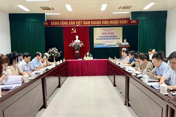 The campaign committee of the Fund "For the Poor" of Thanh Hoa province held a conference to review the first 6 months of the year.