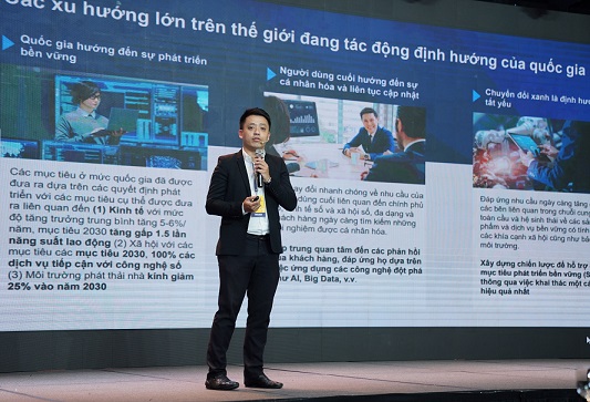 Ông Phạm Thành Đại Lĩnh - Giám đốc khối tư vấn Công nghệ số tại FPT Digital, chuyên gia công nghệ cấp tập đoàn tại FPT - chia sẻ tại hội thảo