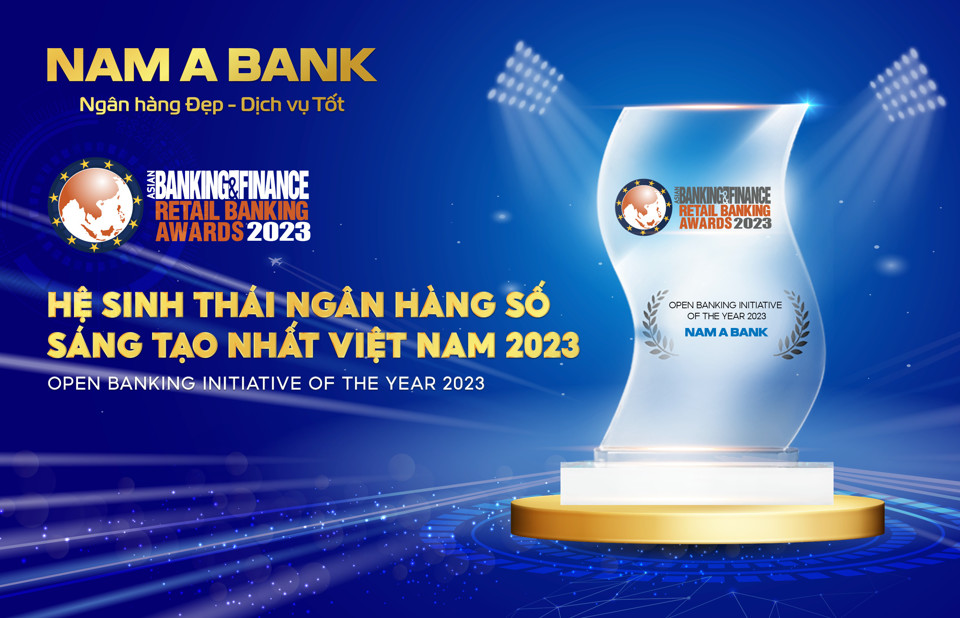 Nam A Bank là một trong số ít ngân hàng Việt đạt được giải thưởng này từ ABF