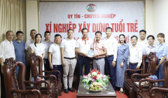 Hội Doanh nhân trẻ tỉnh Phú Thọ tổ chức đến thăm các hội viên