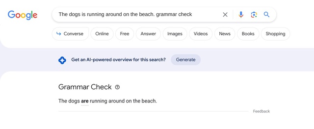 Google bổ sung kiểm tra chính tả tiếng Anh vào phần kết quả tìm kiếm