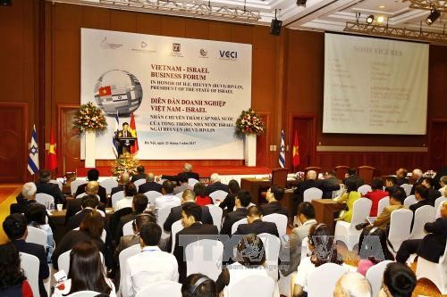 Great opportunity from Vietnam - Israel Business Forum. Photo courtesy of VNA