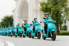 Dịch vụ gọi xe máy điện Xanh SM Bike chính thức hoạt động tại Hà Nội