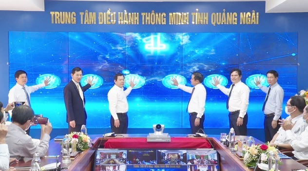 Trung tâm điều hành thông minh tỉnh Quảng Ngãi được đưa vào hoạt động năm 2022
