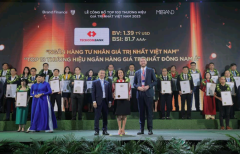 Techcombank được vinh danh thương hiệu ngân hàng tư nhân giá trị nhất Việt Nam 2023