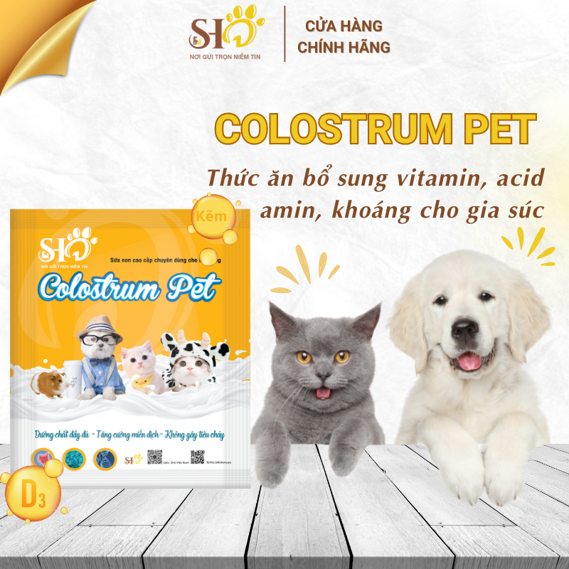 COLOSTRUM PET - Thực phẩm cho thú cưng