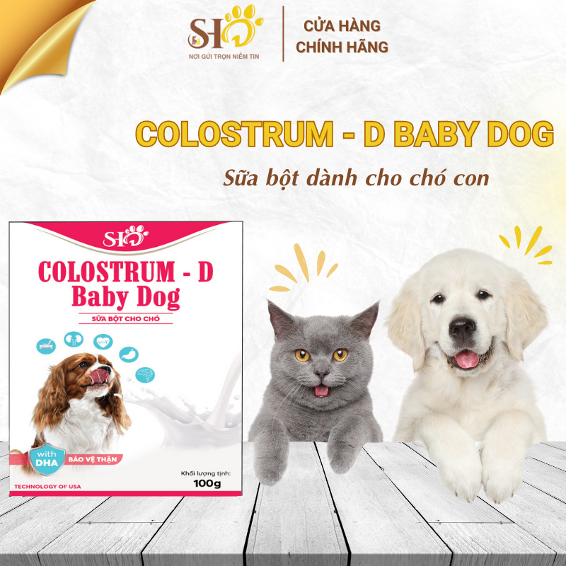 Sữa bột dành cho Chó COLOSTRUM - D BABY DOG