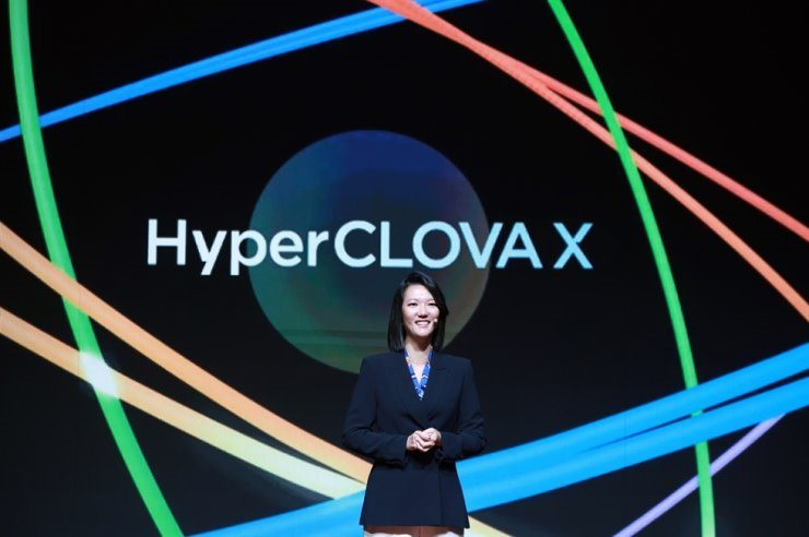 CEO Naver Choi Soo-yeon giới thiệu AI HyperCLOVA X
